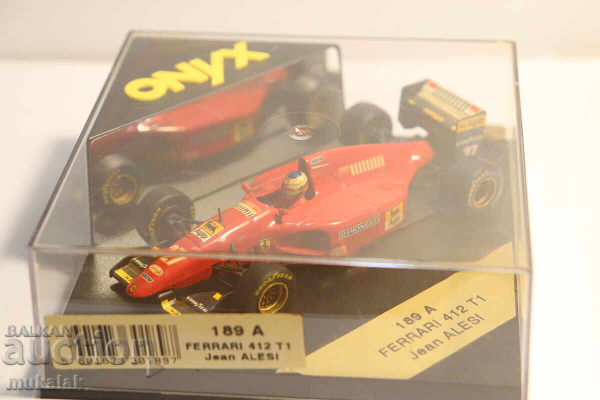 1:43  ONYX FERRARI 412 T1 JEAN ALESI  БОЛИД ФОРМУЛА - 7