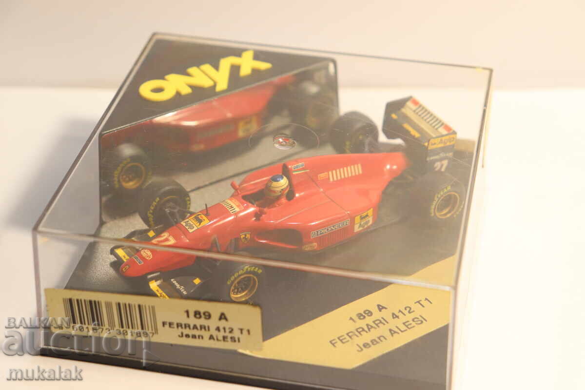 1:43  ONYX FERRARI 412 T1 JEAN ALESI  БОЛИД ФОРМУЛА