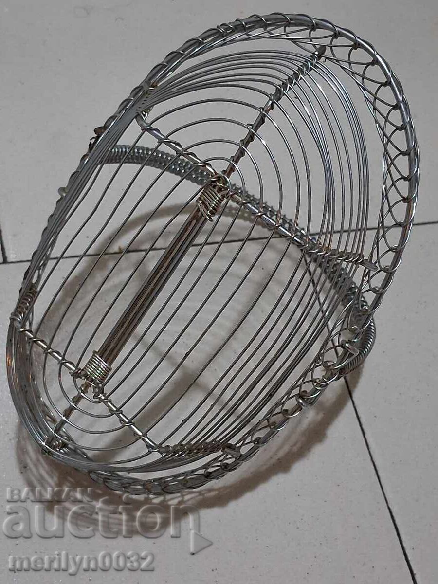 Licitație Coșuleț metalic, bomboniere, coș, zaharniță