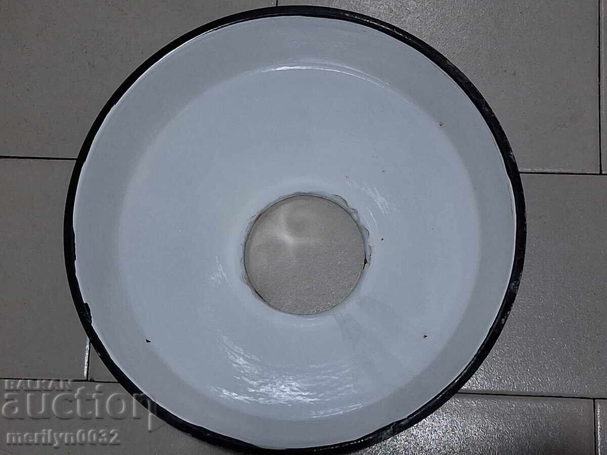 Auction  Double-sided enameled reflector lamp enamel 60s-70s