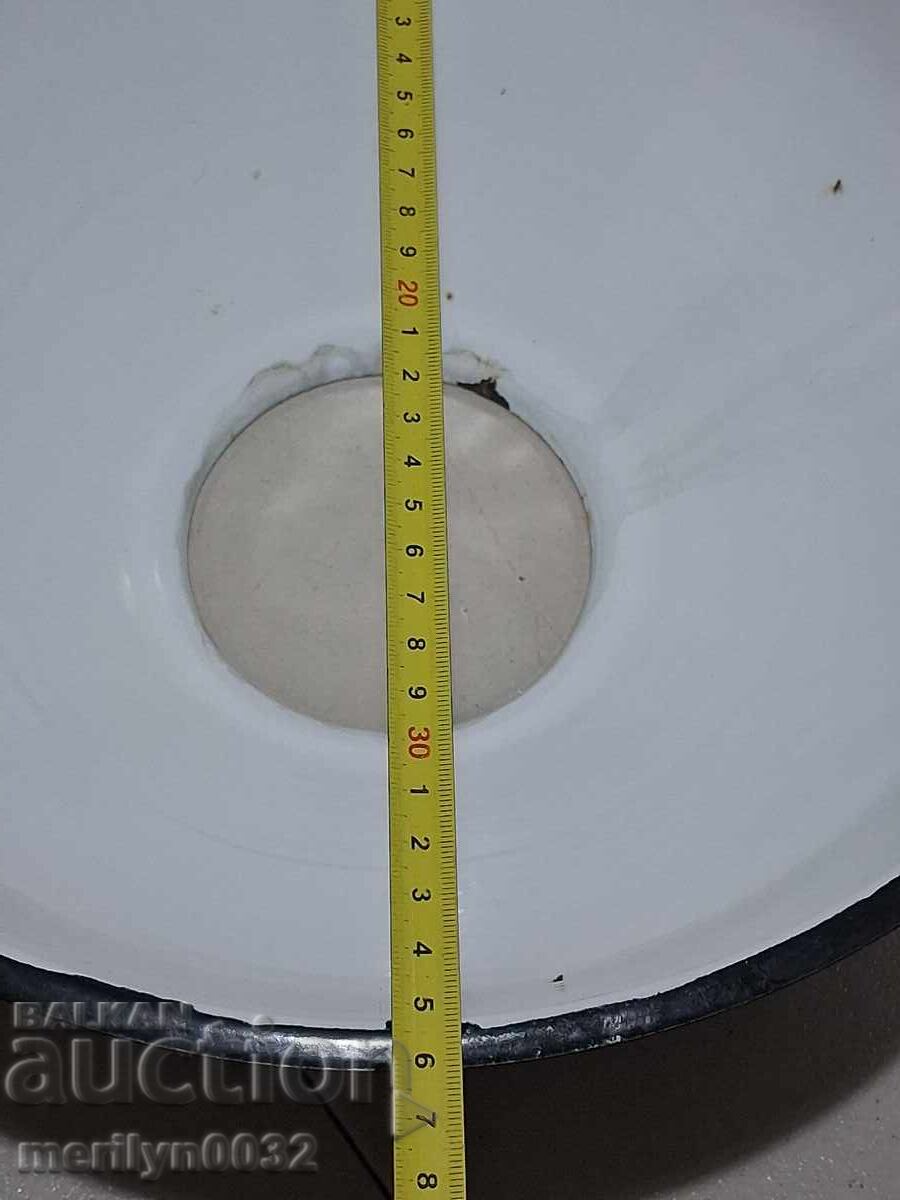 Double-sided enameled reflector lamp enamel 60s-70s - 5