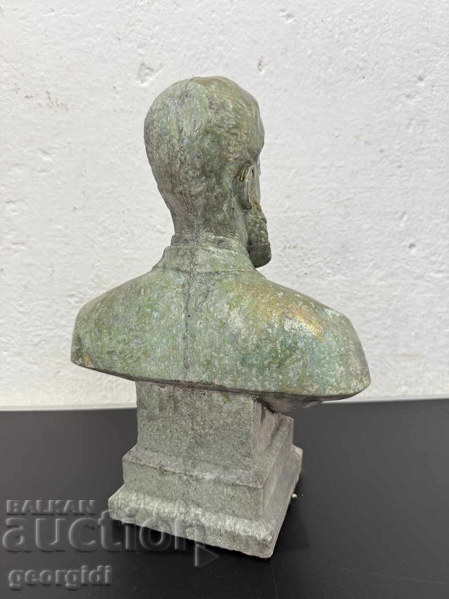 Bronze bust of Hristo Botev. No. 7676 - 5 Bronze bust of Hristo Botev. No. 7676 - 5