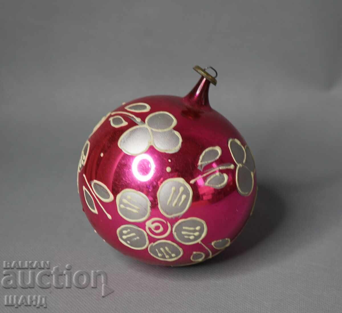 Old clay toy figurine for Christmas tree ball