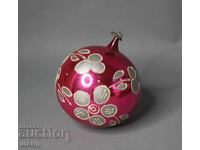 Figurină veche de jucărie din lut pentru mingea de pom de Crăciun