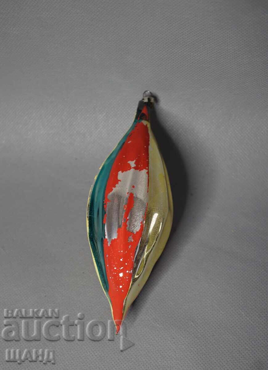 Стара Съклена играчка фигурка за елха с цена 10.25 лв. | € 5.24