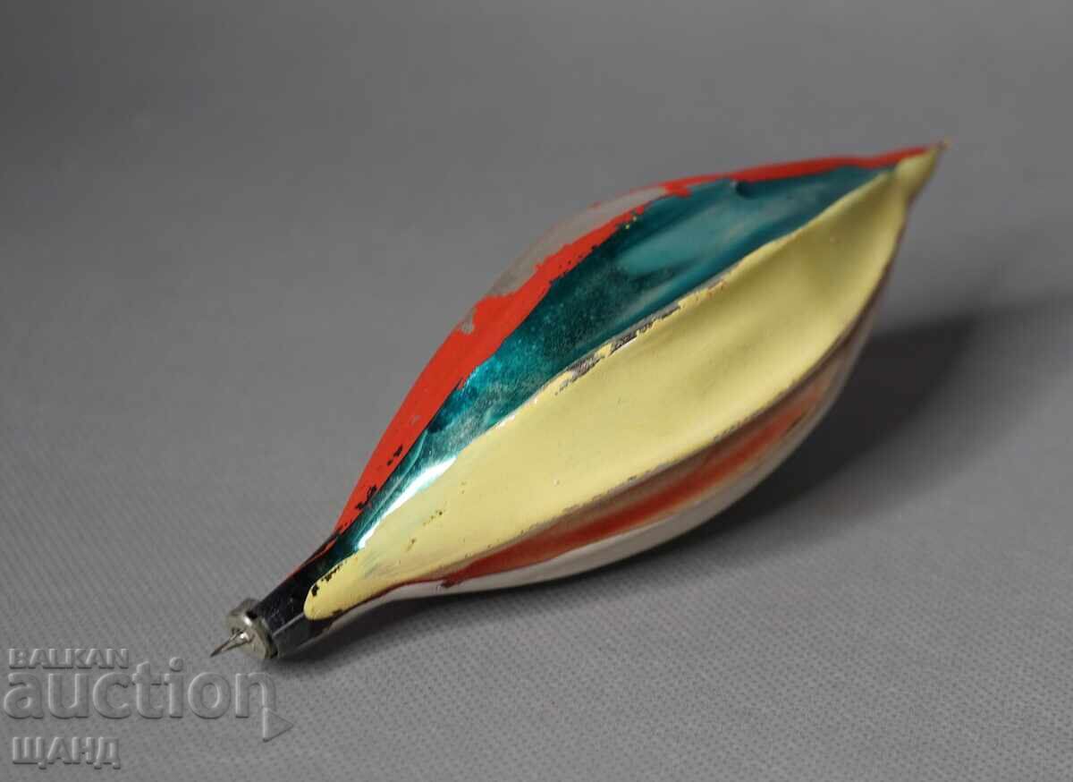 Аукцион Стара Съклена играчка фигурка за елха