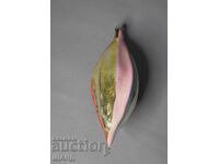 Figurină veche de jucărie din lut pentru pomul de Crăciun