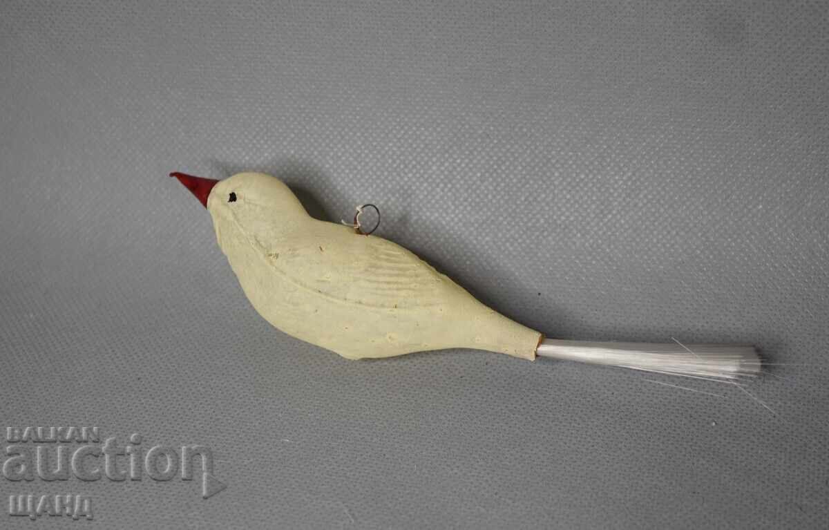 Old Glass Christmas Tree Ornament Bird