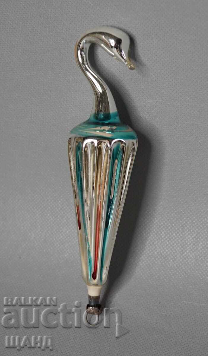 Old Glass Christmas Ornament Figure Bird Swan with price 20.25 BGN | € 10.35