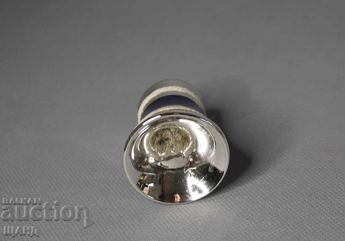 Auction  Old clay toy figurine for Christmas tree bell