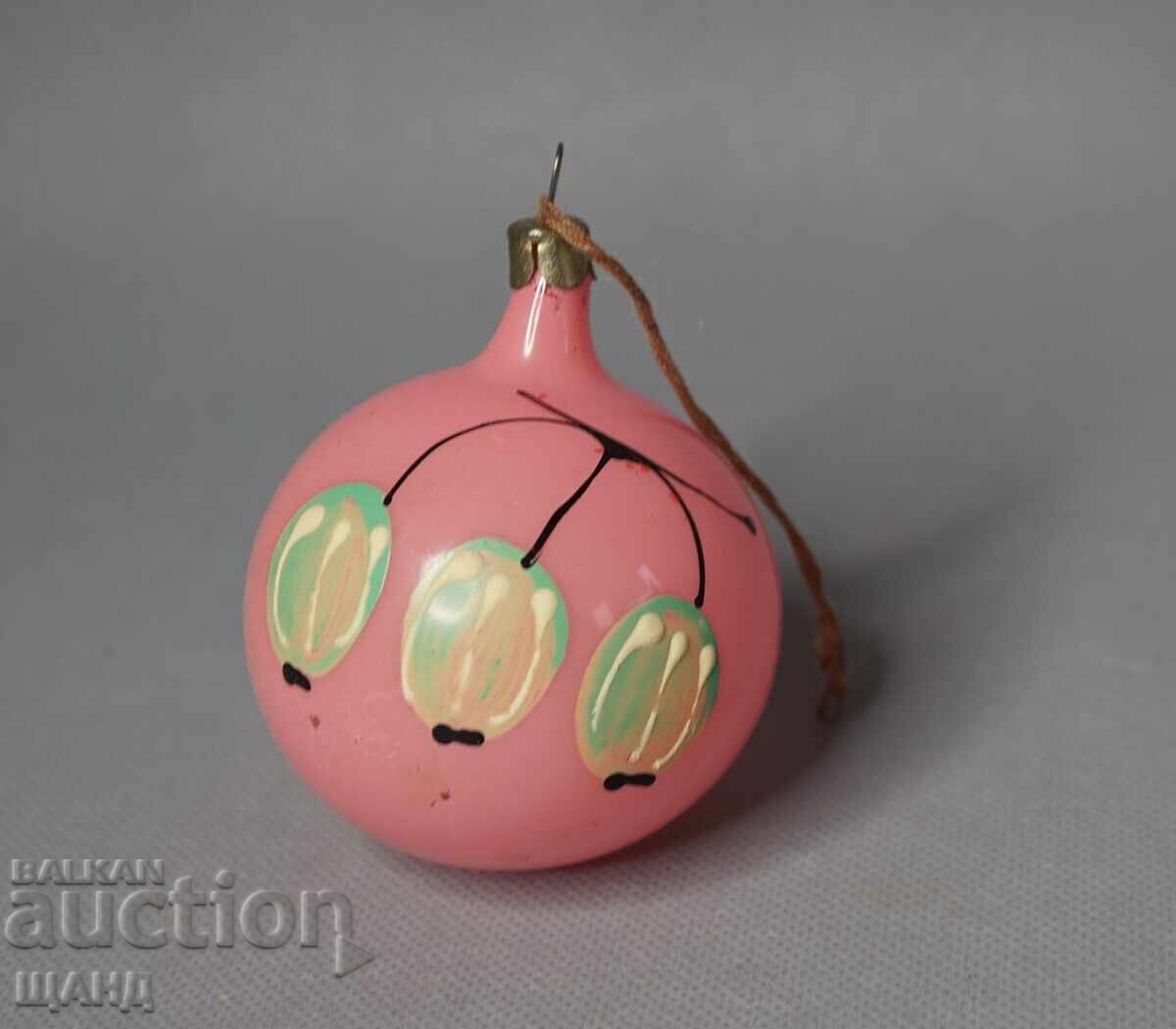 Old clay toy figurine for Christmas tree ball