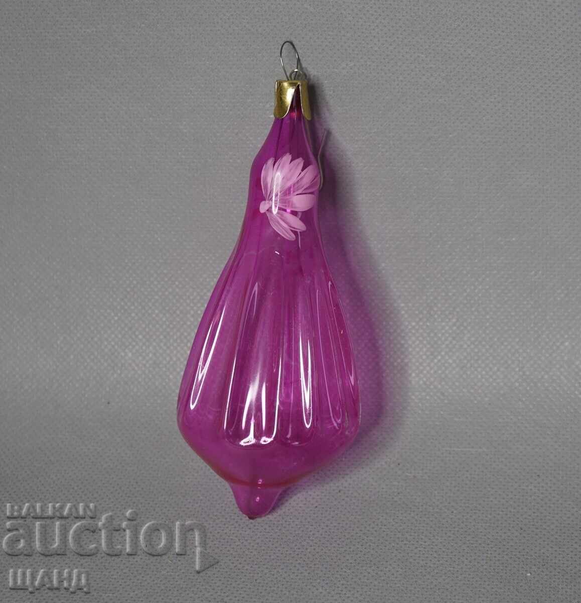 Old clay toy figurine for Christmas tree