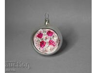 Figurină veche de jucărie din lut pentru mingea de pom de Crăciun