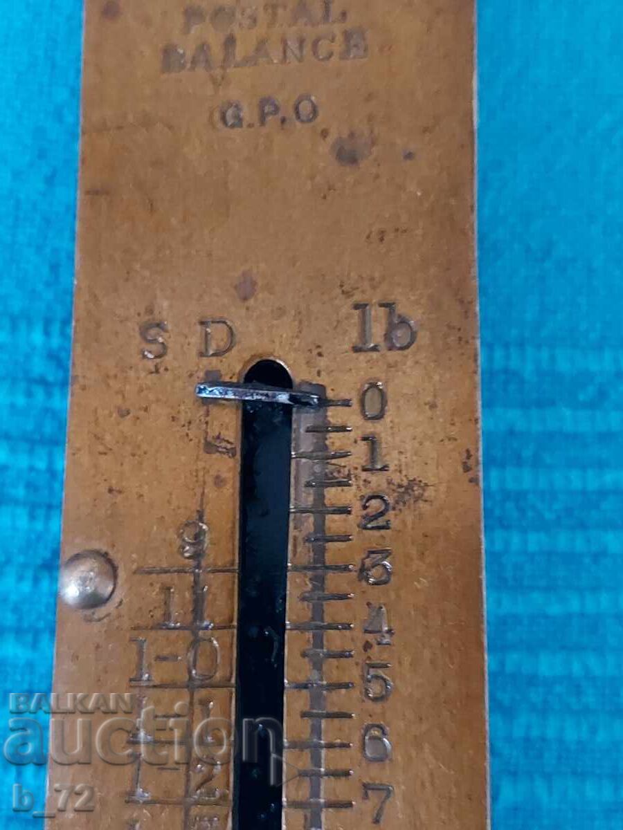 Delivery of Old English pocket balance scale, Salter Delivery of Old English pocket balance scale, Salter