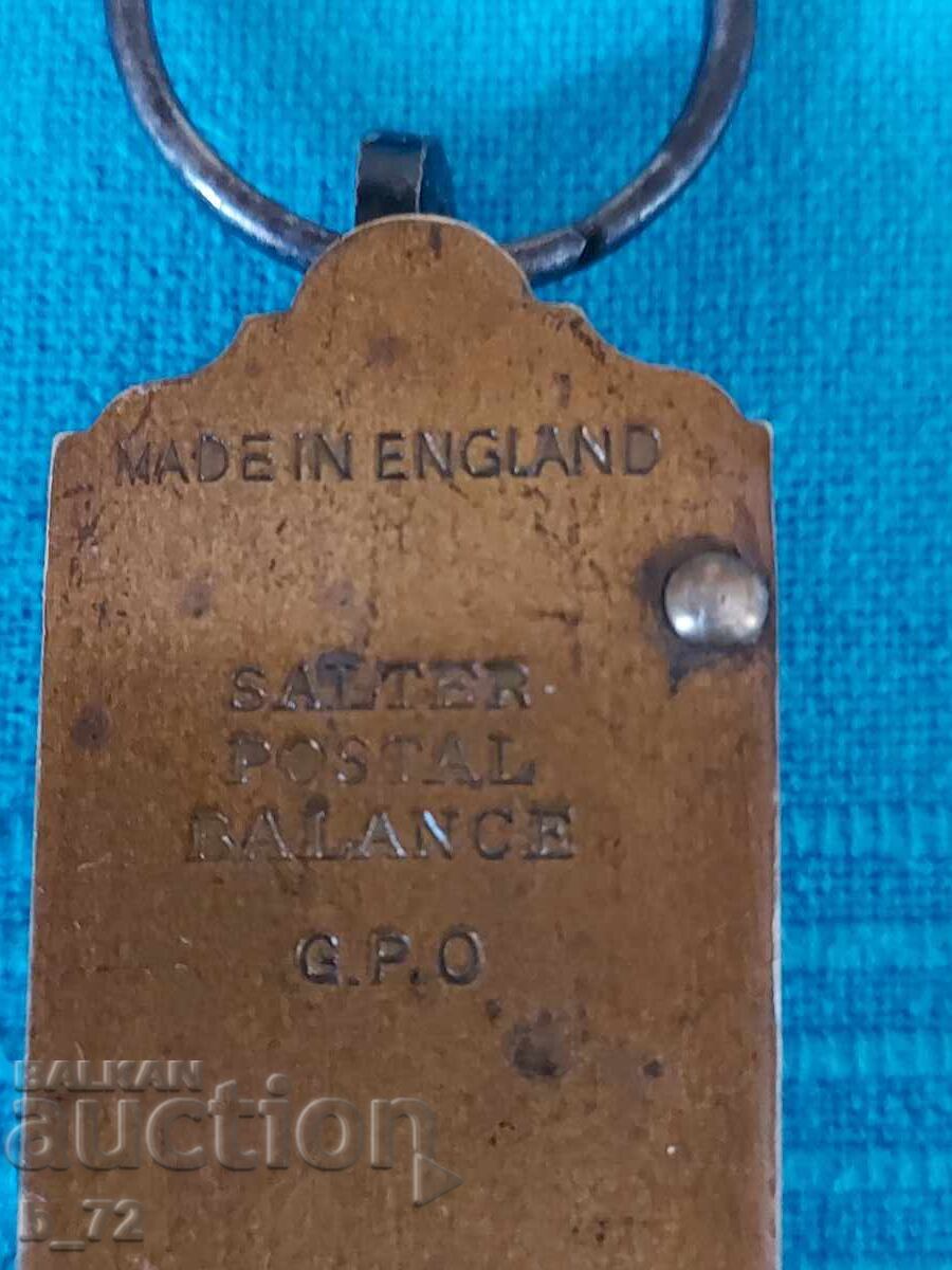 Old English pocket balance scale, Salter - 6 Old English pocket balance scale, Salter - 6