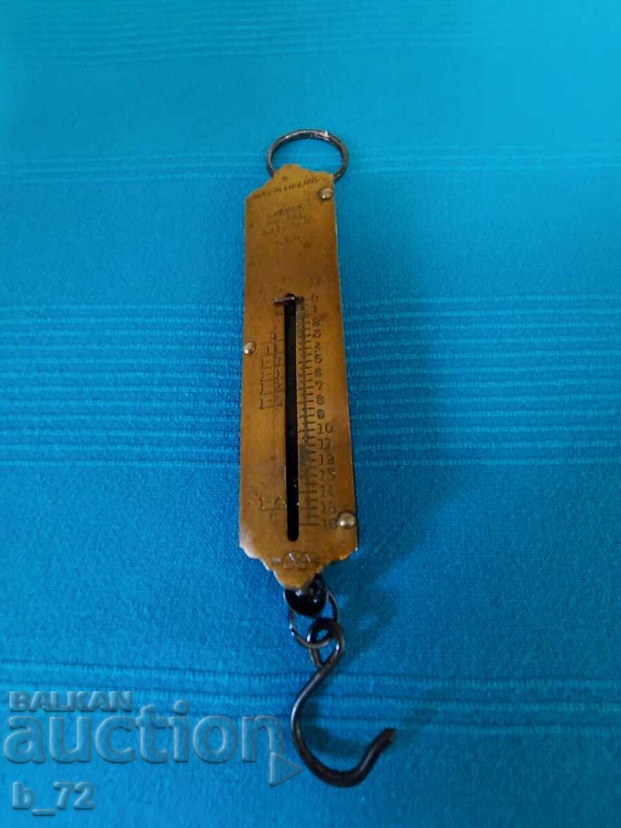 Old English pocket balance scale, Salter Old English pocket balance scale, Salter