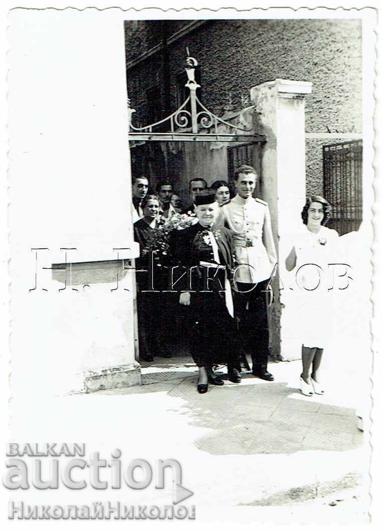 MICĂ POZĂ VECHE VARNA OFIȚER MILITAR NUNTĂ BISERICĂ E630