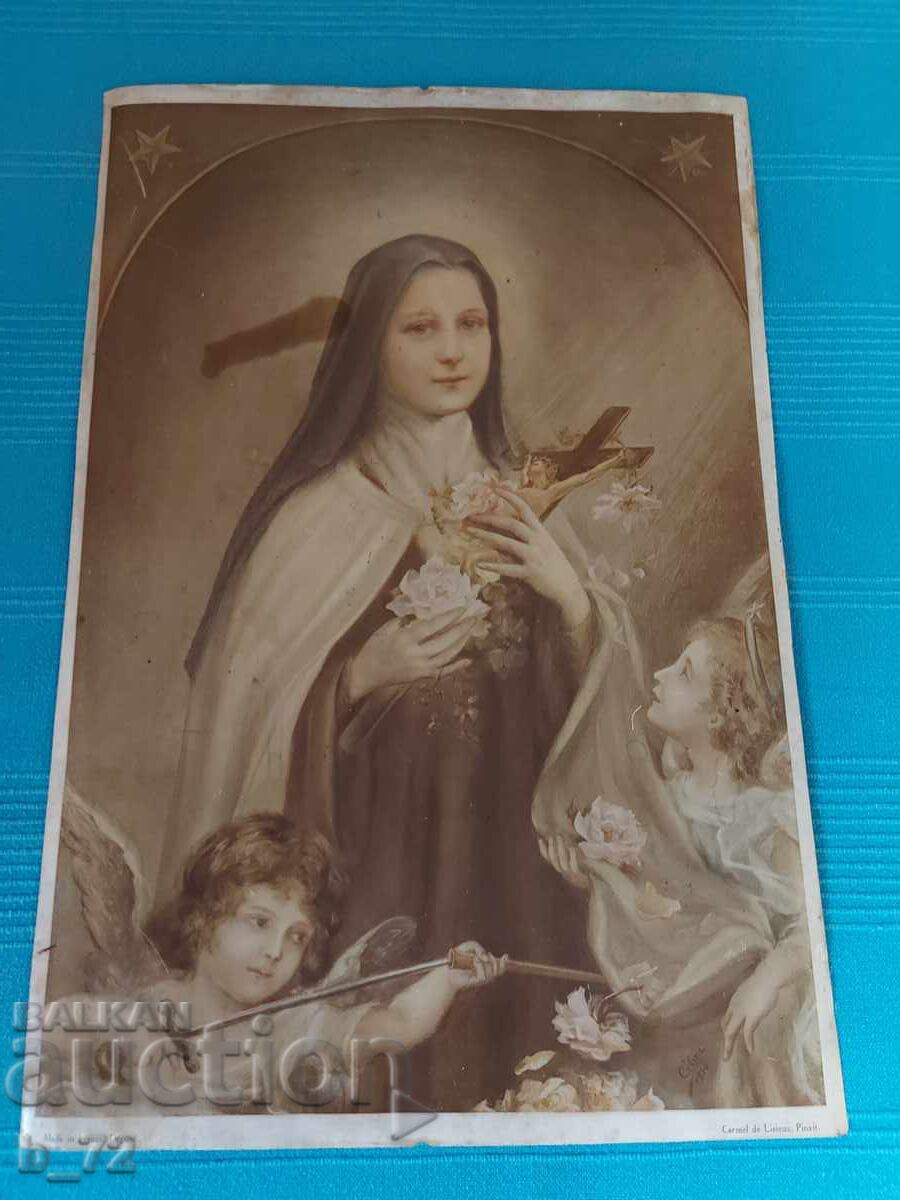 Παλιά εικόνα της Αγίας Τερέζας, Γαλλία, 1918