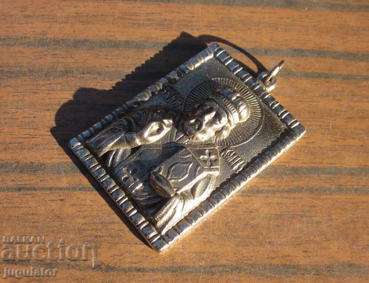 Delivery of Saint Nicholas the Wonderworker Bulgarian small icon and pendant