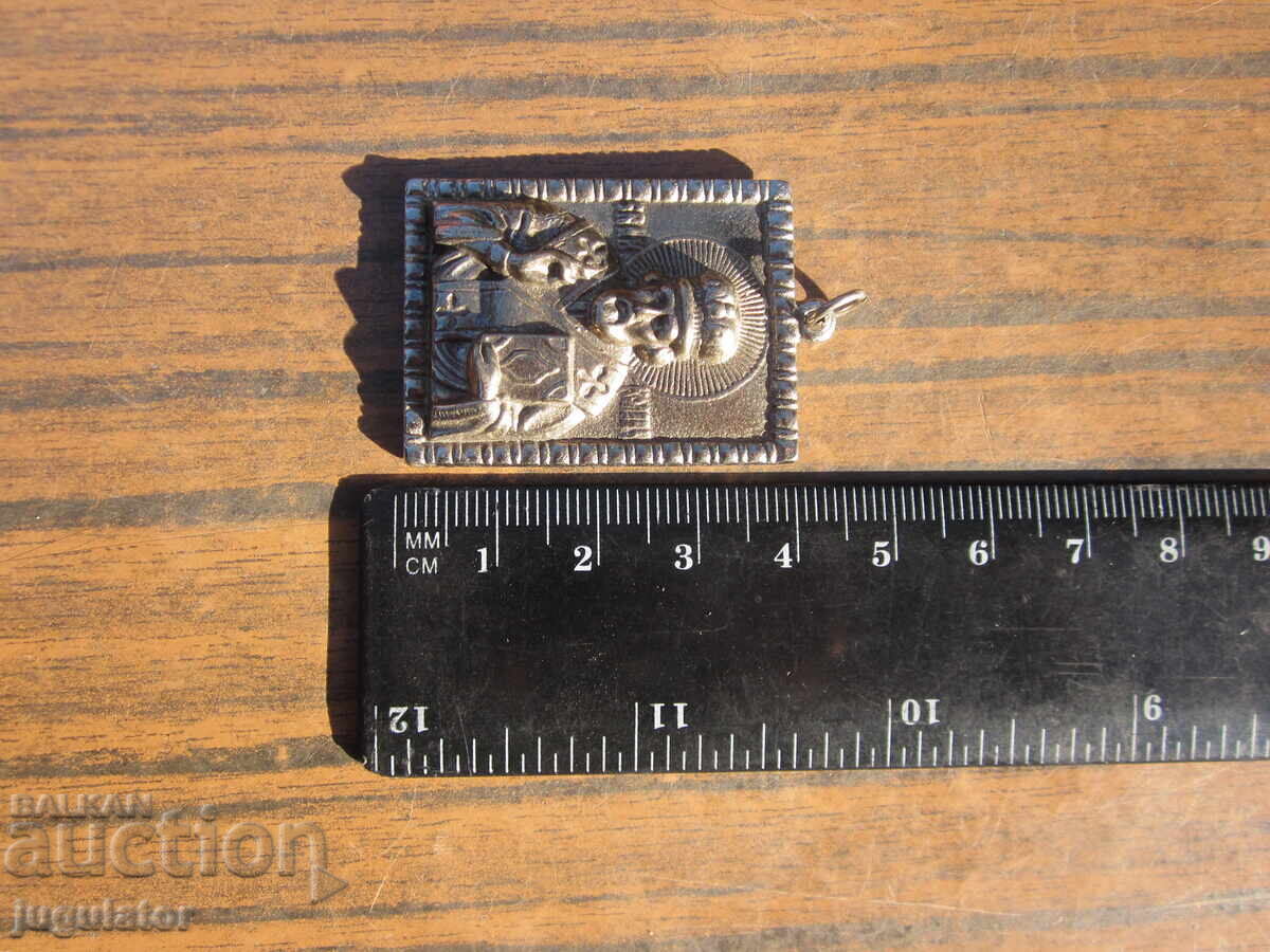 Saint Nicholas the Wonderworker Bulgarian small icon and pendant - 6