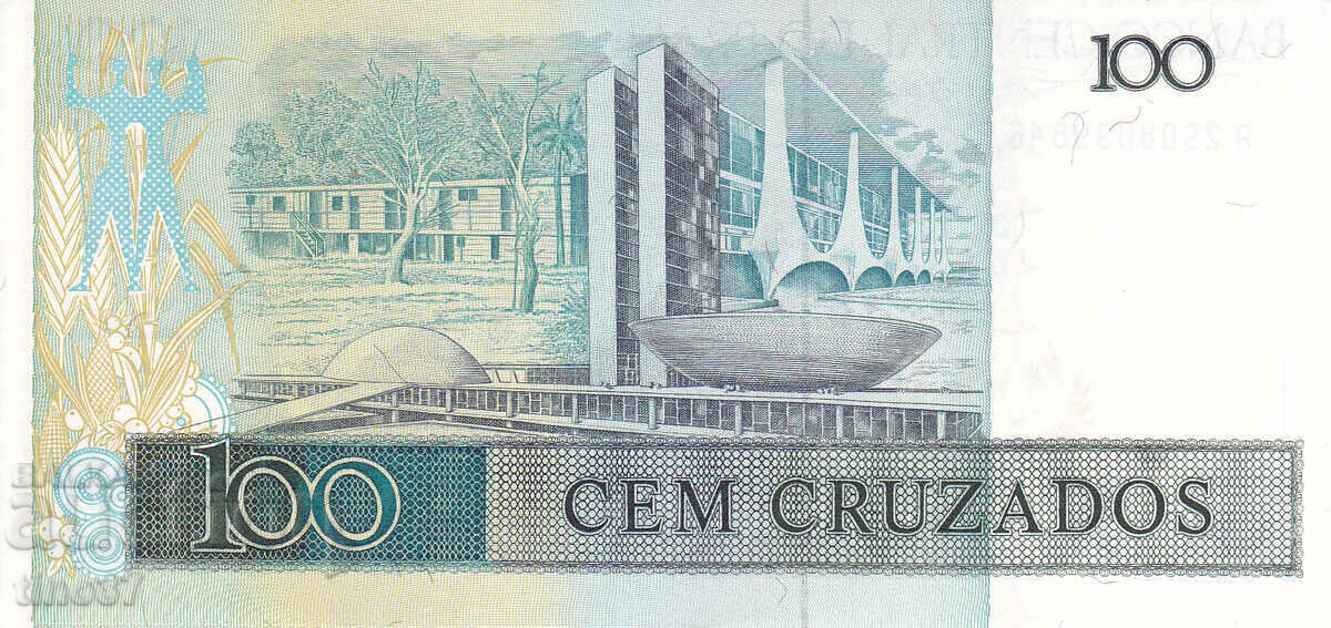 Δημοπρασία tino37- ΒΡΑΖΙΛΙΑ - 100 ΚΡΟΥΖΑΝΤΟΣ - 1987 - UNC