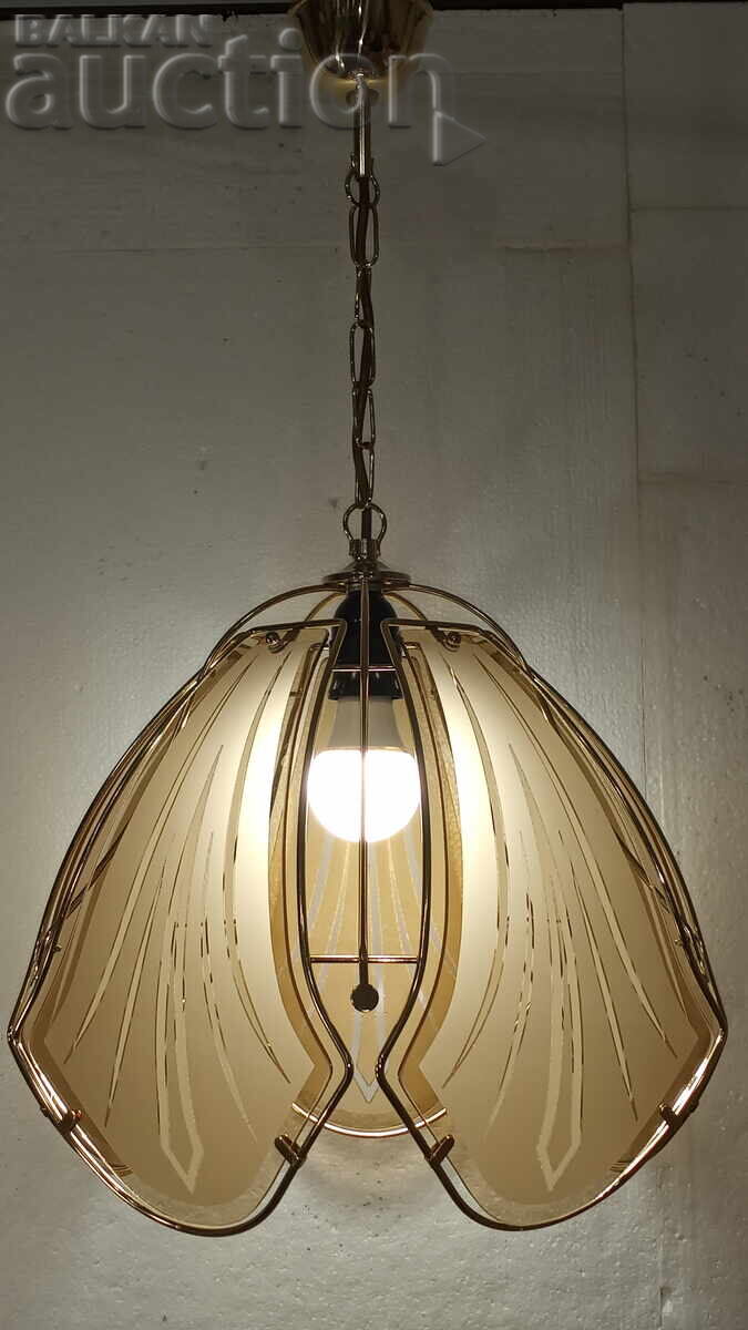 Lampshade (Chandelier) with 5 glasses and New LED bulb E27