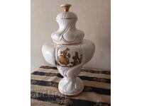 Bol de porțelan vintage cu capac