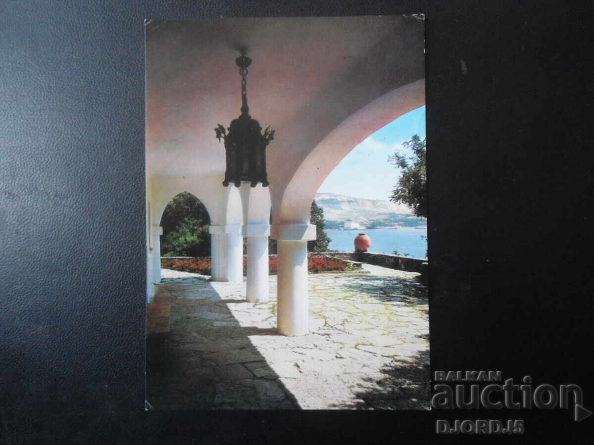BALCHIK. Corner of the Palace Park, Old postcard BALCHIK. Corner of the Palace Park, Old postcard