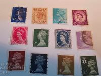 Postage stamps GB - 0.01 st