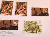 Postage stamps GB - 0.01 st