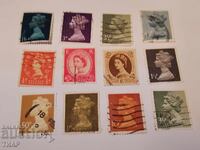 Postage stamps GB - 0.01 st