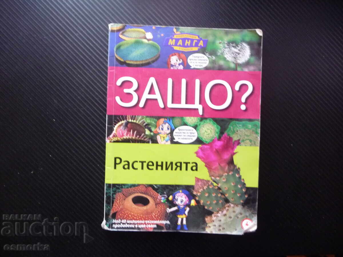 De ce? Plantele benzi desenate distractive de învățare despre copaci arbuști