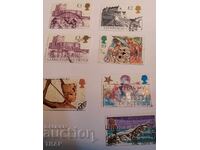 Postage stamps GB - 0.01 st
