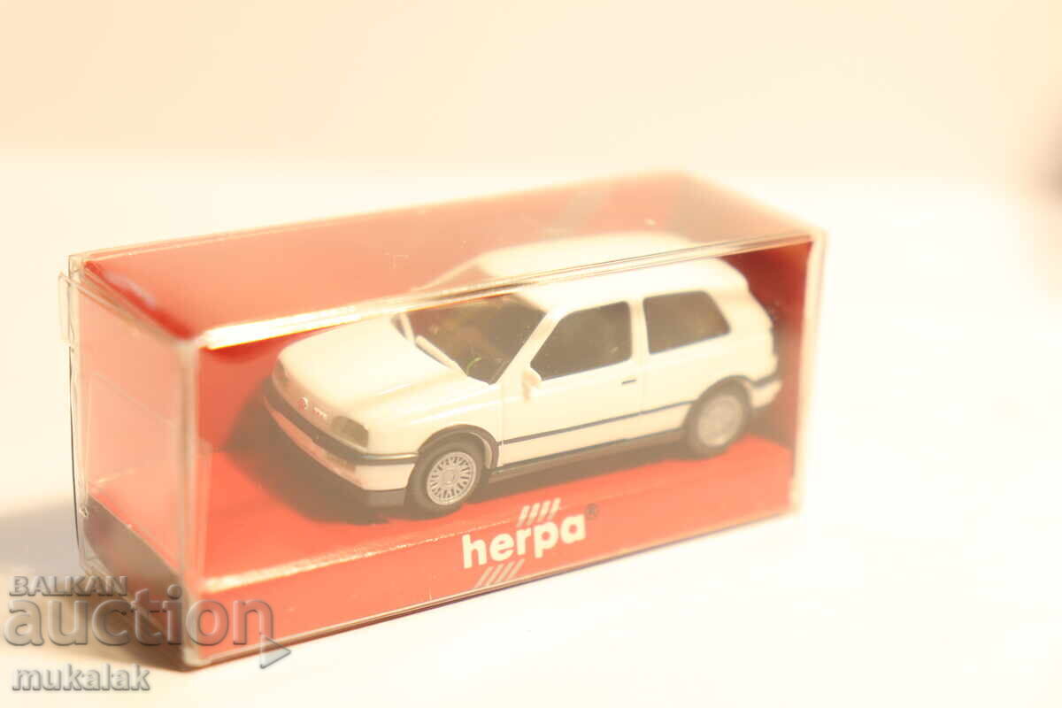 Auction  HERPA H0 1/87 VW GOLF 3 FLATBED TRUCK MODEL