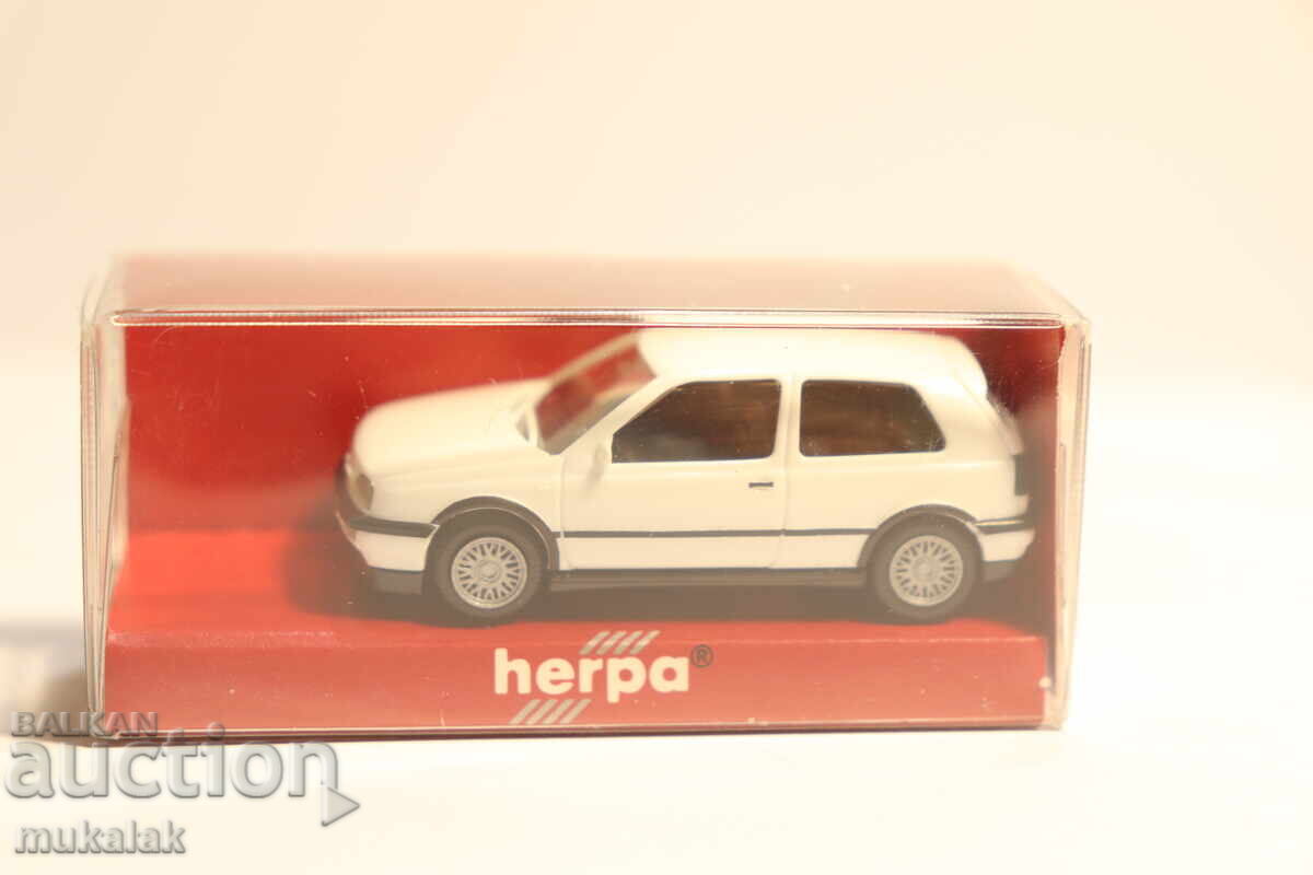 HERPA H0 1/87 VW GOLF 3 FLATBED TRUCK MODEL