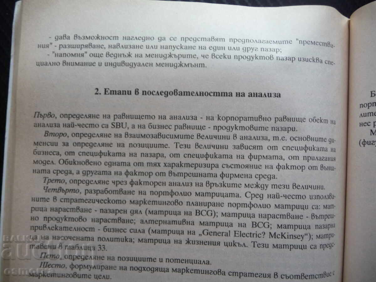 Licitație Planificare strategică de marketing Galina Mladenova analiză
