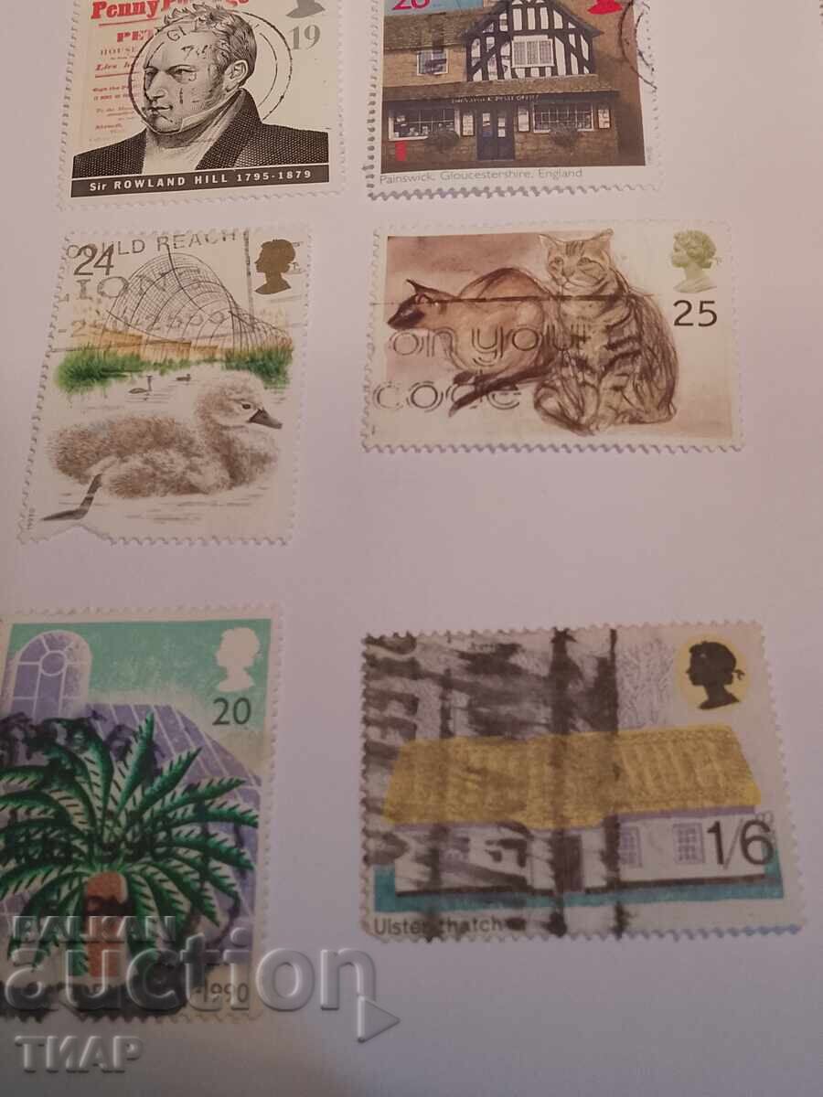 Postage stamps GB - 0.01 st Postage stamps GB - 0.01 st
