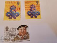 Postage stamps GB - 0.01 st