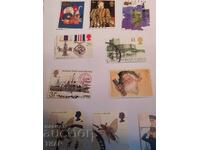 Postage stamps GB - 0.01 st