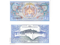 tino37- BHUTAN - 1 NGULTRUM - 1986 - UNC