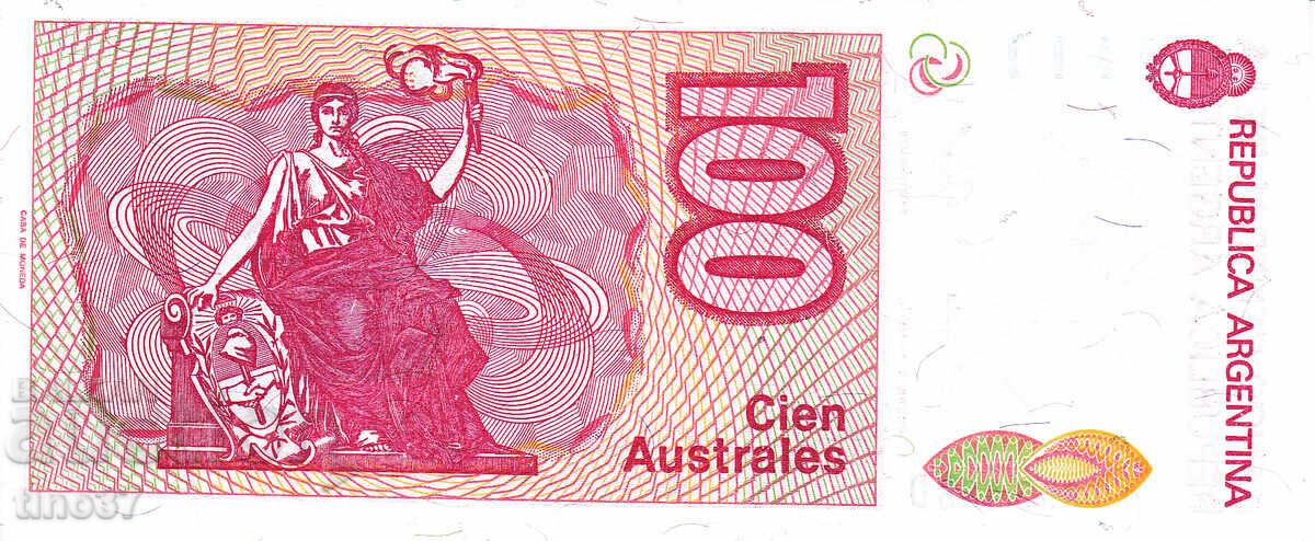 Аукцион tino37- АРЖЕНТИНА - 100 АУСТРАЛА - 1989/90г - UNC Аукцион tino37- АРЖЕНТИНА - 100 АУСТРАЛА - 1989/90г - UNC