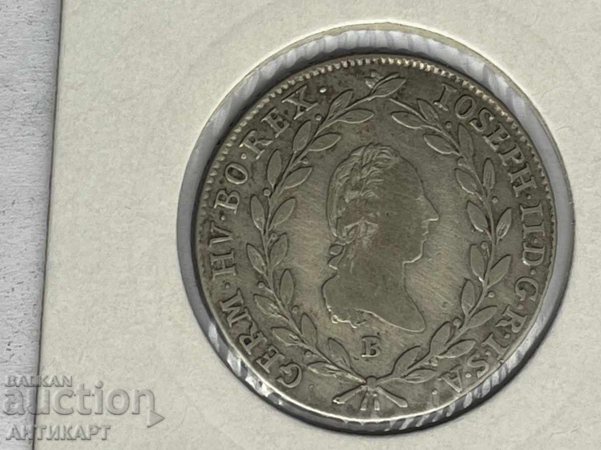 Silver coin Austria 20 Kreuzer 1783 with price 42.00 BGN | € 21.47 Silver coin Austria 20 Kreuzer 1783 with price 42.00 BGN | € 21.47