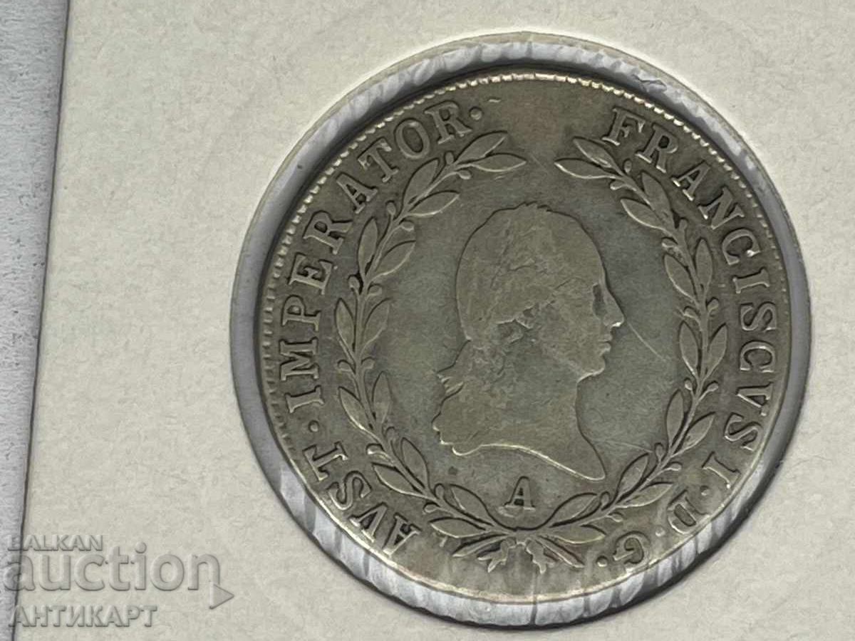 Silver coin row Austria 20 Kreuzer 1808 with price 45.00 BGN | € 23.01 Silver coin row Austria 20 Kreuzer 1808 with price 45.00 BGN | € 23.01