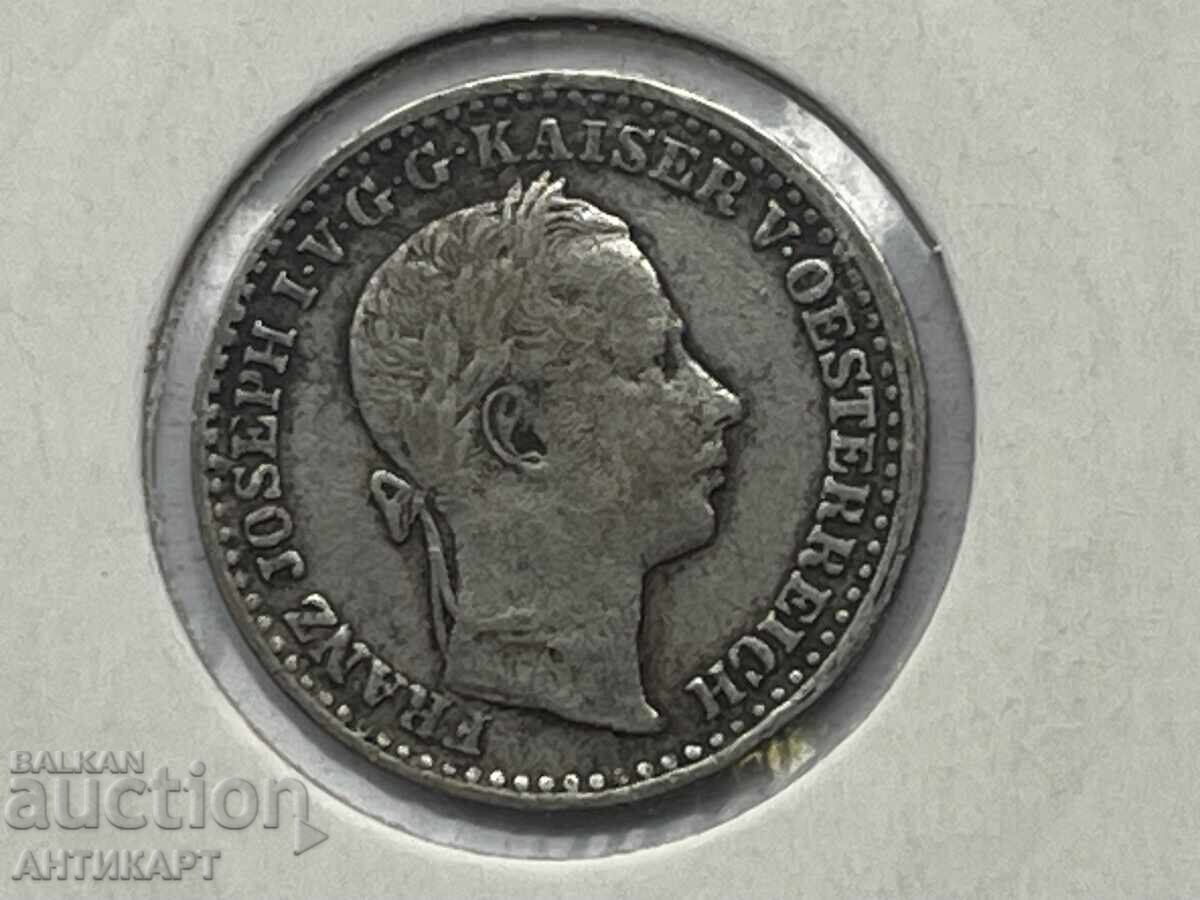 2 pieces rare silver coin Austria 5 and 10 Kreuzer 1859 - 5 2 pieces rare silver coin Austria 5 and 10 Kreuzer 1859 - 5