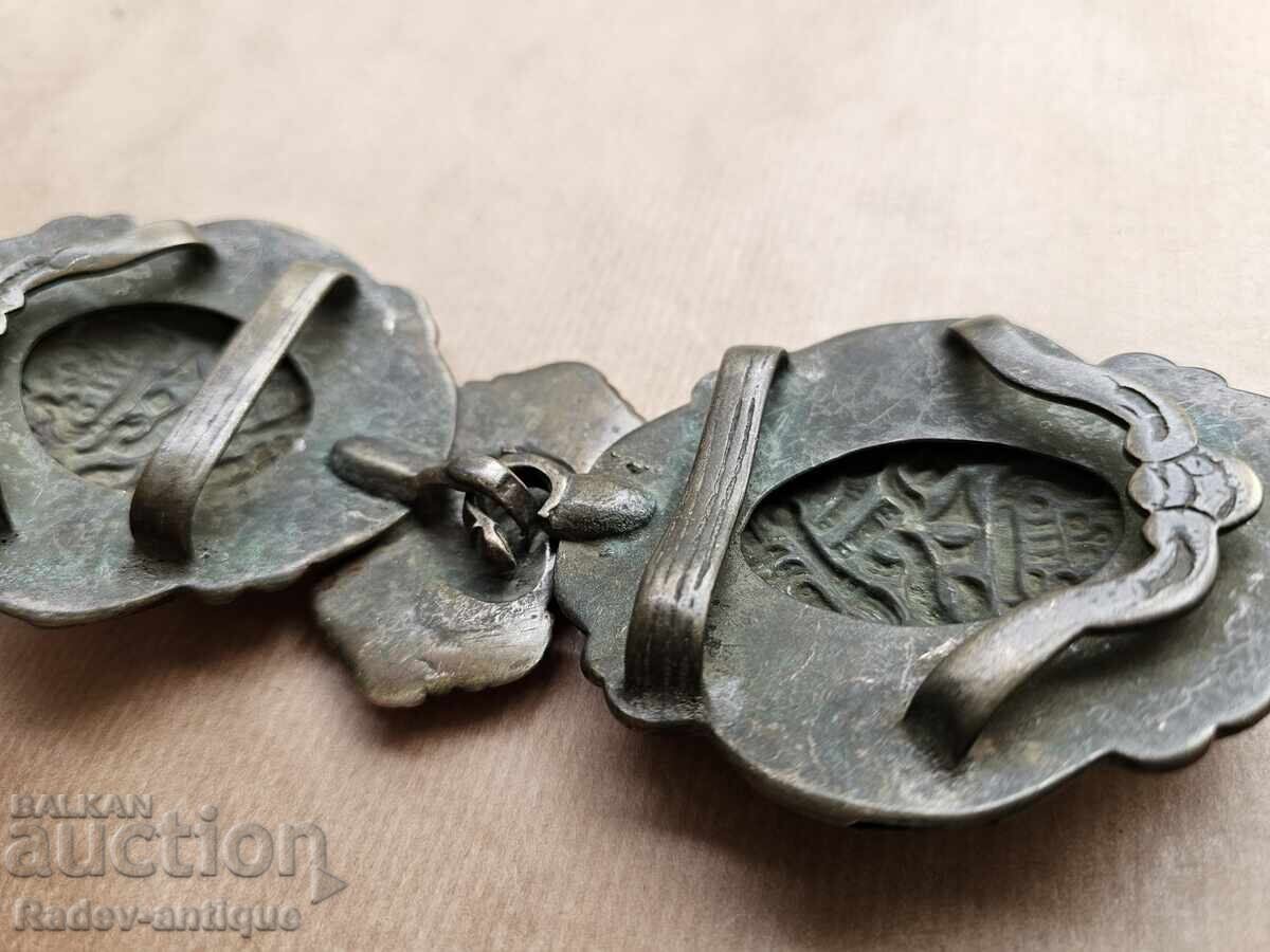 Veche pafta de argint bulgărească renascentistă saca - 5