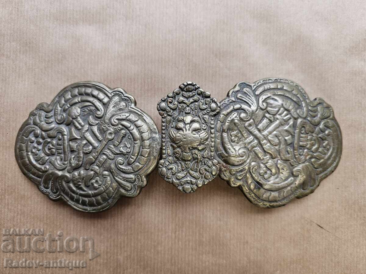 Veche pafta de argint bulgărească renascentistă saca