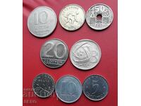 Lot mixt de 8 monede