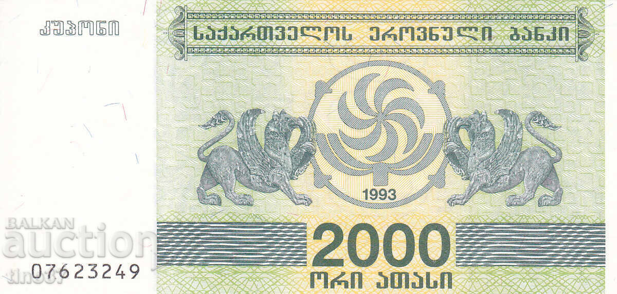 tino37 - GEORGIA - 2000 LARI - 1993 - UNC cu preț € 2.40 | 4.69 BGN