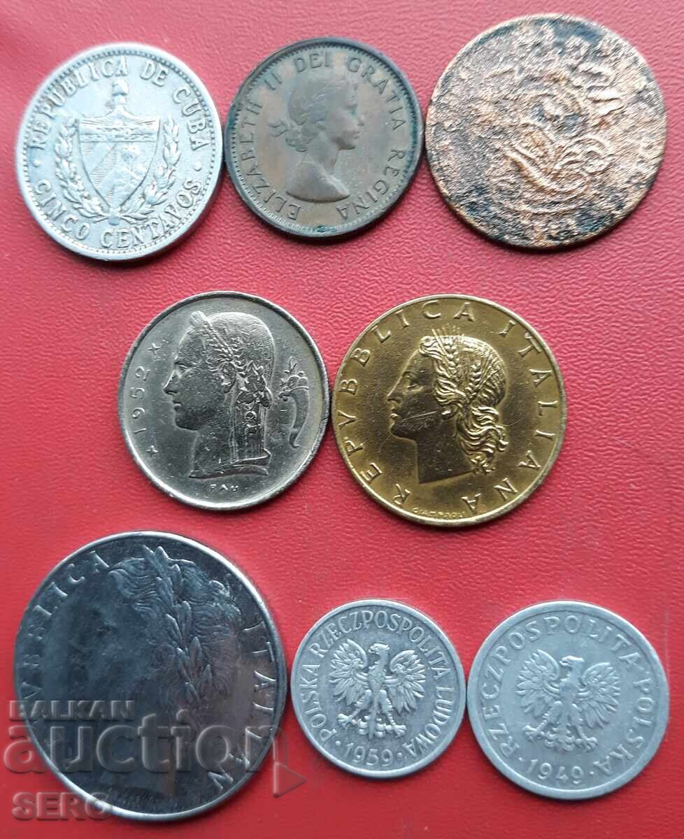 Μικτή παρτίδα 8 νομισμάτων με τιμή 1.00 BGN | € 0.51