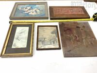 Lot 5 buc. Tablouri vechi pentru interior